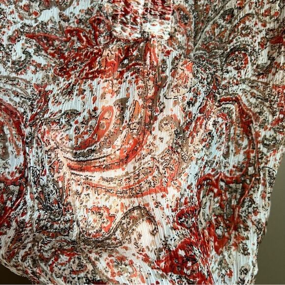 3 for $30! Rw&Co patterned sheer blouse - Picture 7 of 10